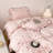 Cute Polka Dot Ruffles Microfiber Duvet Cover Set-123266358-123266361
