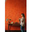 Papier peint floral, décoration murale rétro embossée