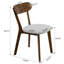 Ensemble de 2 chaises de salle à manger en bois massif