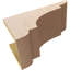 New Brighton cèdre brut grain de bois TimberThane Corbel, apprêté brun clair-88292405