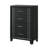 1Pc Contemporary Four-Drawers Chest, Bed Side Cabinet-125875451