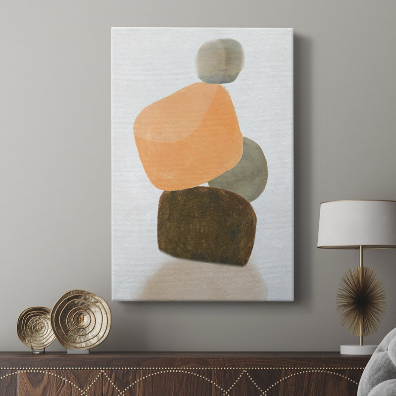 Tangerine Formation II -Gallery Wrapped Cavas, 60" H x 40" W