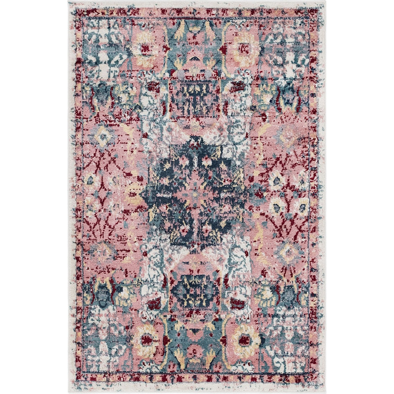 Endel Abstract Indoor Rug, Rectangle 4' x 6'