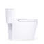 TOTO Aurora One-Piece Elongated 1.28 GPF WASHLET+ and Auto Flush Ready Universal Height Toilet with SS124 SoftClose Seat, Ebony - MS686124CEF#51-431080489-431080491