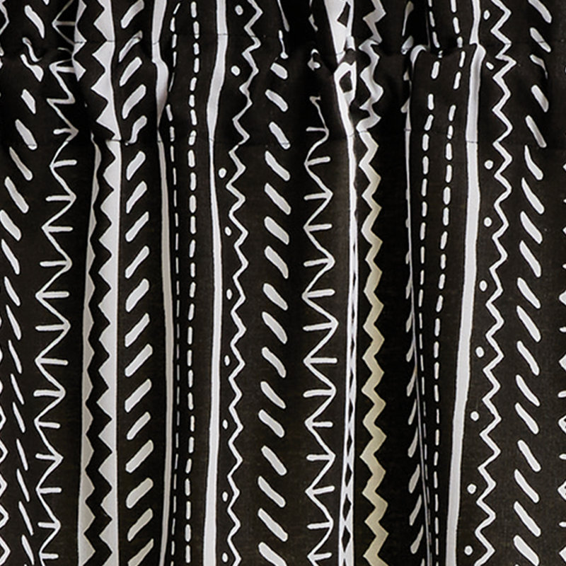 Britiany Cotton Geometric Tailored Window Pelmet