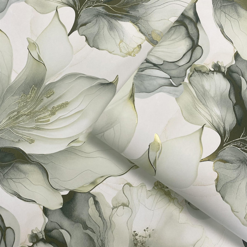 Altom 10m x 53cm Matte Wallpaper Roll, Green