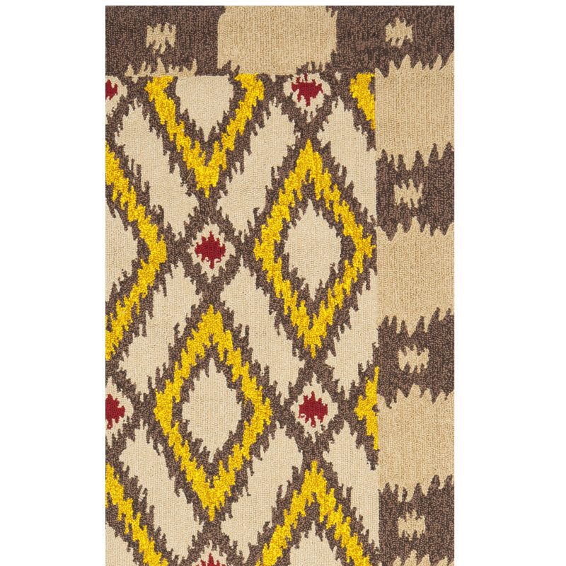 Bowden Hand Hooked Performance Southwestern Rug, Rectangle 3'6" x 5'6"