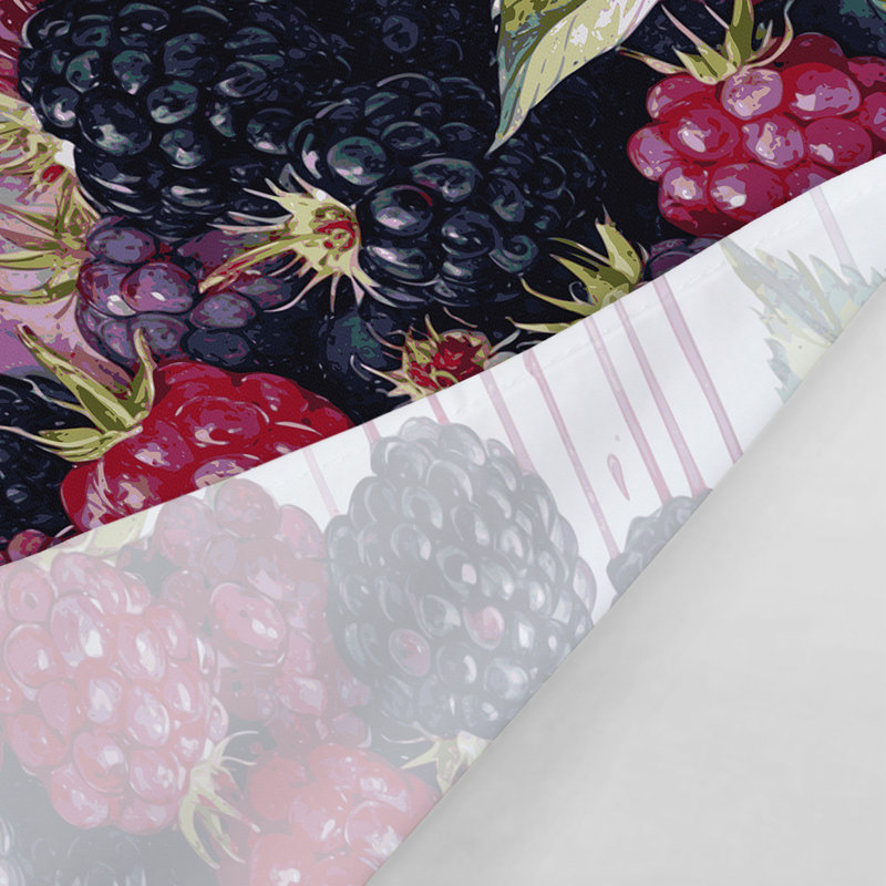 Tapisserie murale «Fruit Blackberry», 88 po x 104 po