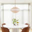 Lustre tambour 4 lumières en lin moderne-170894095-170894080-170894090