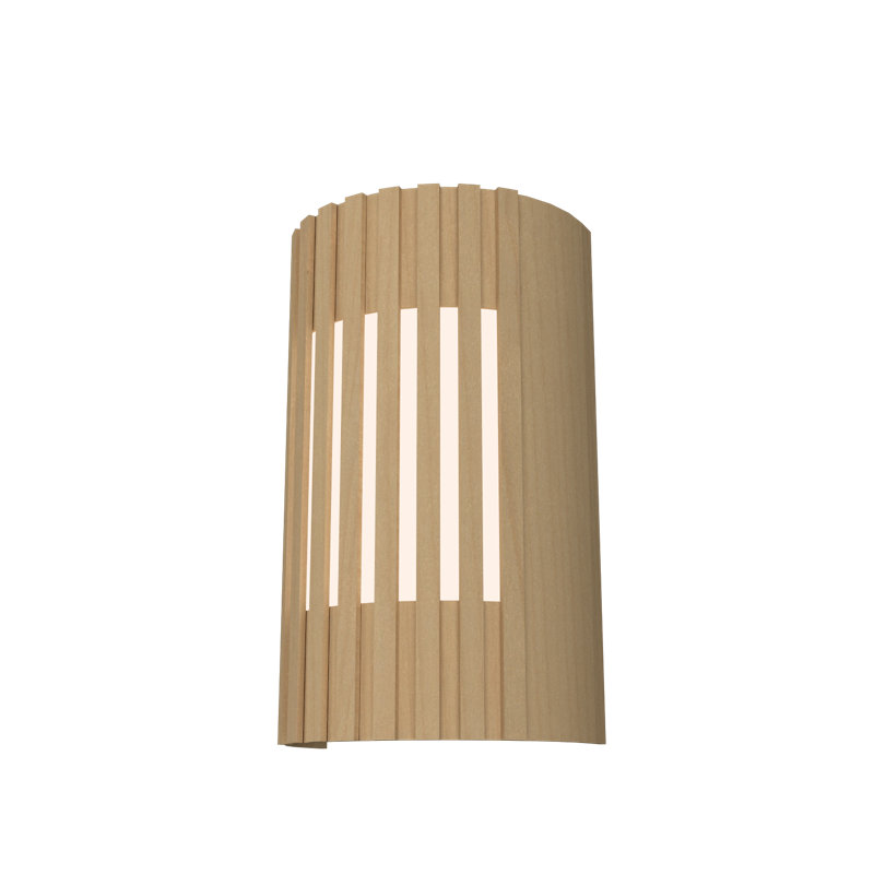Ripada Manufactured Wood Flush Mounted Sconce, Maple
