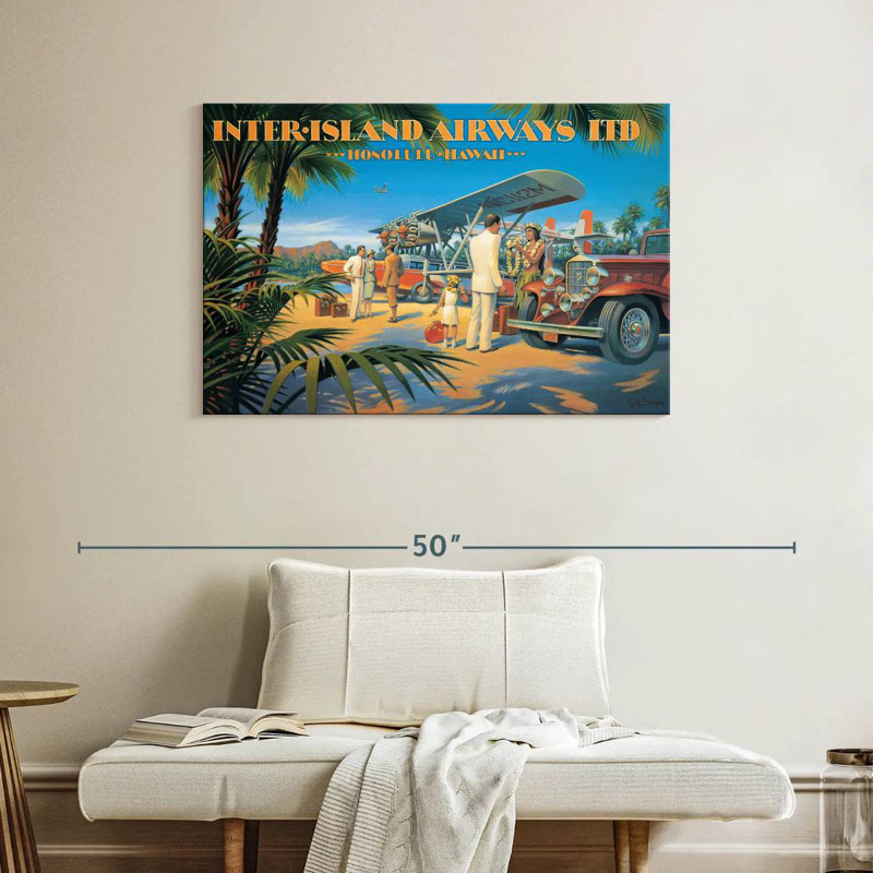 Ravi Inter Island Airways, 26" H x 39" W