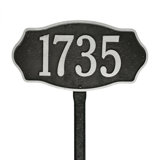 Hampshire 1-Line Lawn Address Sign