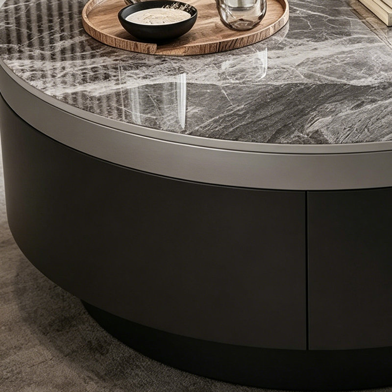 Zercle, H 13 po x L 27,55 po x l 27,55 po, Grey