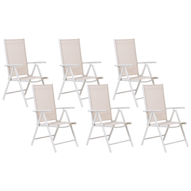 Cristina Foldable Outdoor Patio Dining Armchair