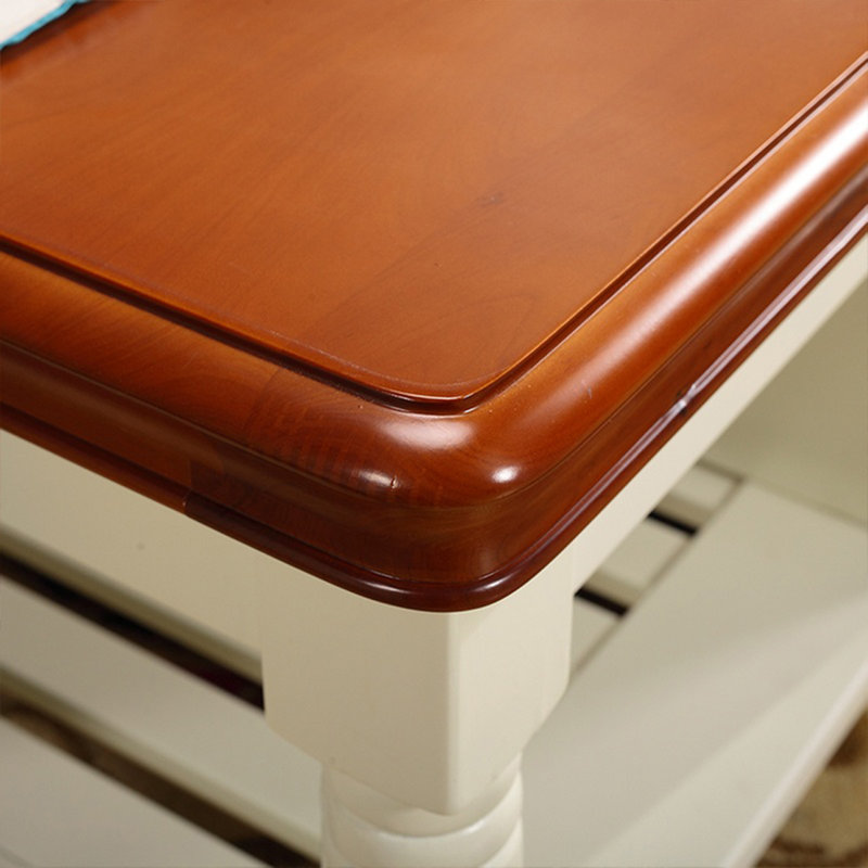 A naturally simple coffee table, White, Brown, 17.71" H x 47.24" L x 23.62" W