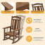 Chaises pliantes Adirondack, chaises d'extérieur toutes saisons pour terrasse de jardin, sièges durables et confortables