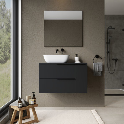 Sahanna 80mm Single Bathroom Vanity with Basin