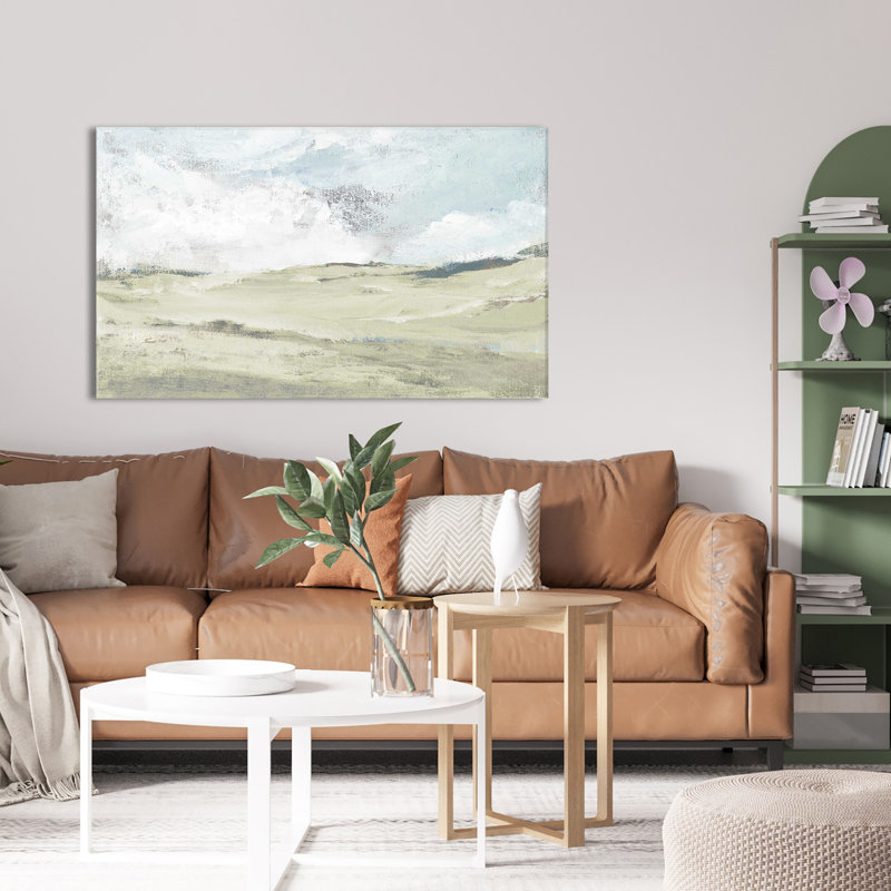 Après-midi champêtre - Peinture, L 30 po x H 18 po, Toile tendue