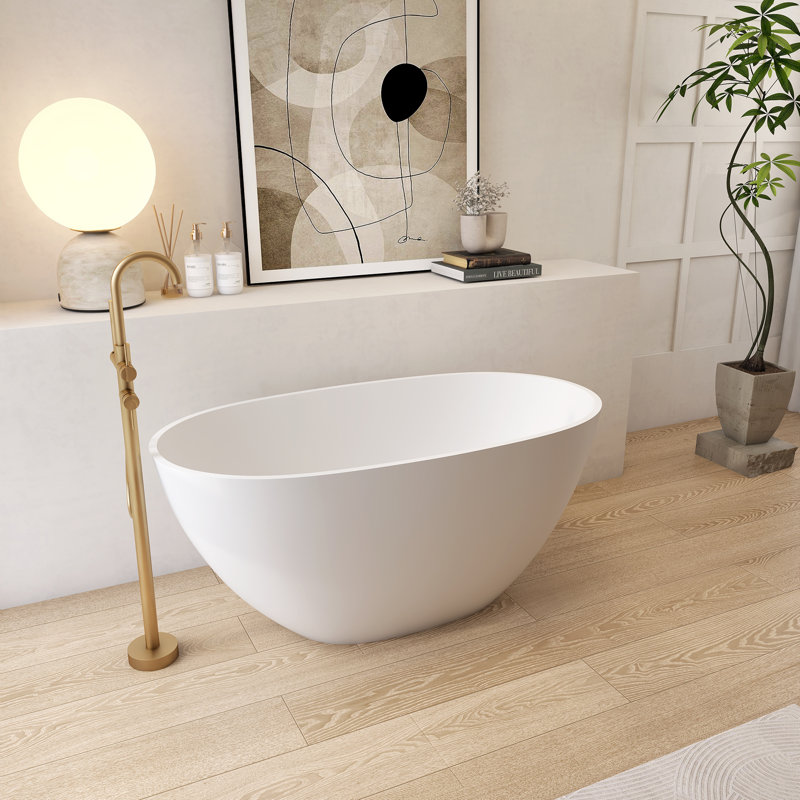 Baignoire de trempage autoportante 51,17 po