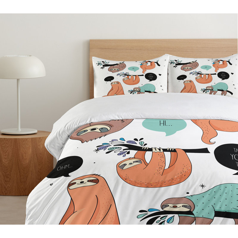 Modern & Contemporary Duvet Cover, Queen Duvet Cover + 2 Standard Shams