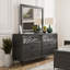 Commode 6 tiroirs avec miroir Preste-103232747