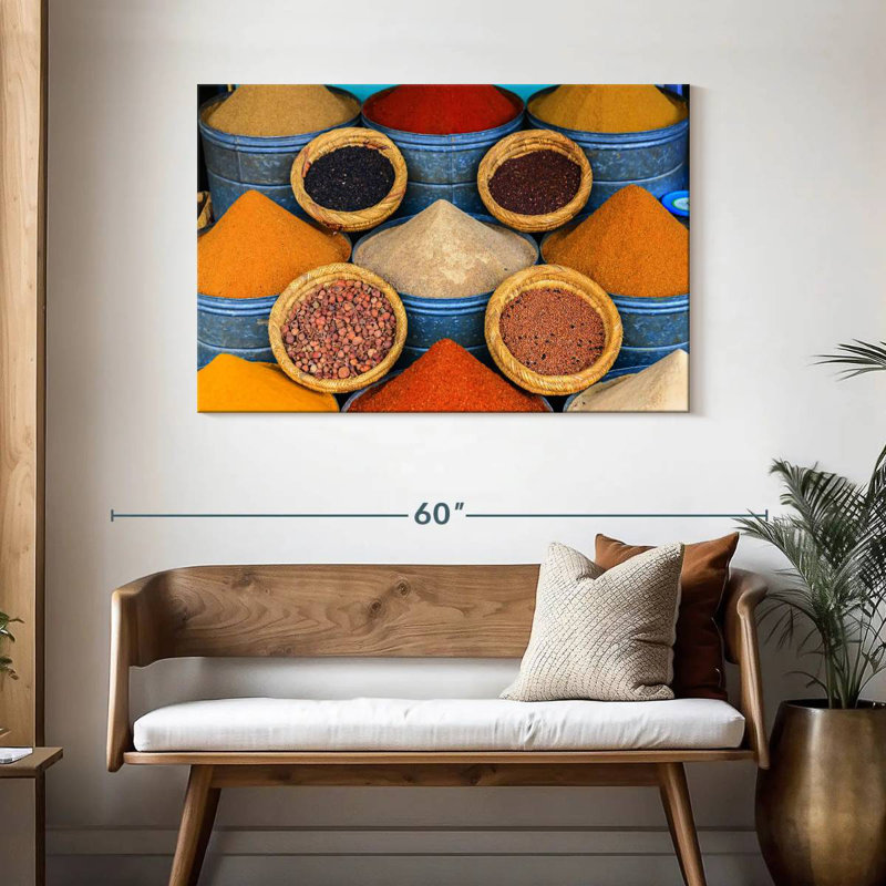 Yarlin Souk Spices, 30" H x 45" W