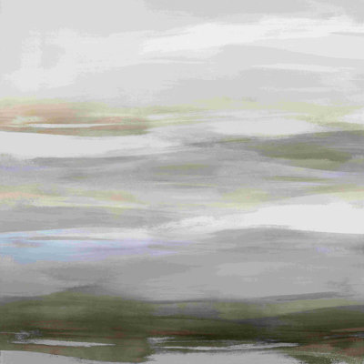 «Gray Abstract Landscape», reproduction sur toile tendue