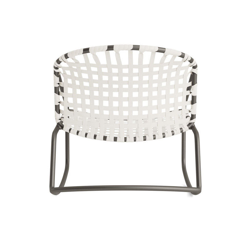 Kantan Outdoor Lounge Chair, Mica/White Lite