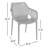 Farrah Premium All-Weather Outdoor Stacking Dining Armchair-25400314