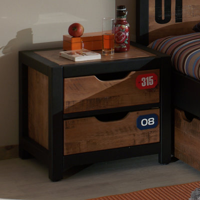 Simone 2 Drawer Nightstand