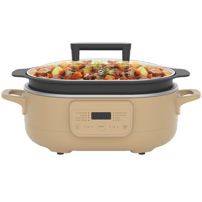 MAGNIFIQUE 6 Quart Multi-Cooker with 8-in-1 Programmable Slow Cooker