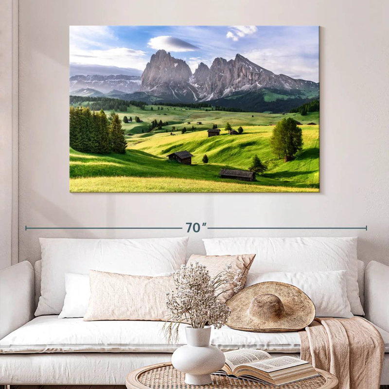 Alvord Seiser Alm au printemps, H 34 po x l 51 po