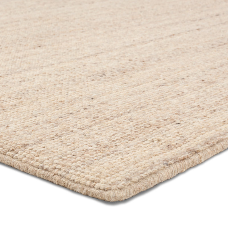Tapis brun clair / taupe tissé à la main Gracie Oaks Ridling, Rectangle 7 pi 9 po x 9 pi 9 po