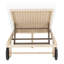 Chaise longue inclinable avec coussins 27,2 po Cabdi-704242682