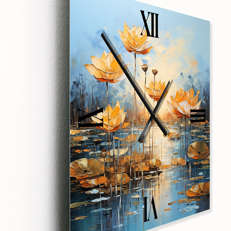 Cuthburt - Horloge murale Lotus, Grand