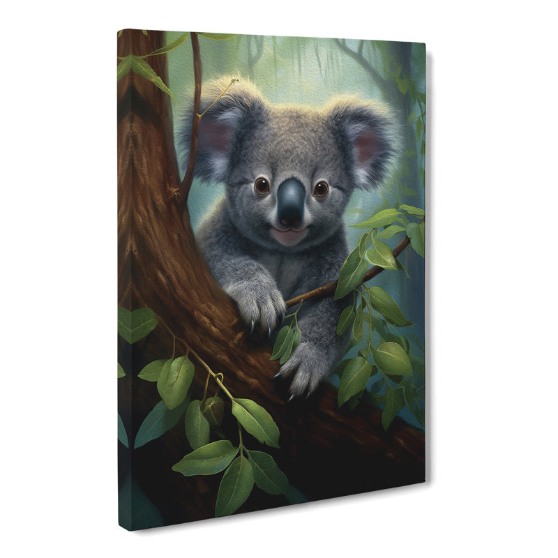 Koala Bear Symbolism - Print, 50cm H x 35cm W x 3cm D