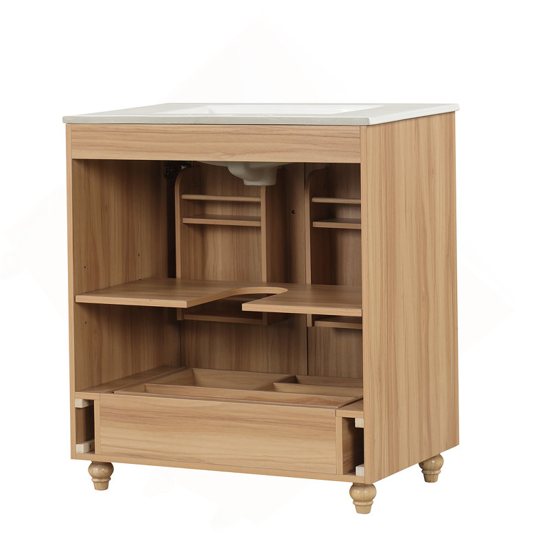 Meuble-lavabo multifonctionnel 30 po avec lavabo et meuble-lavabo 30 po