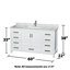 Sheffield 60" Single Bathroom Vanity Set with Mirror-97648029-115621759