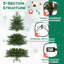 Arbre de Noël pin pré-éclairé-205858872
