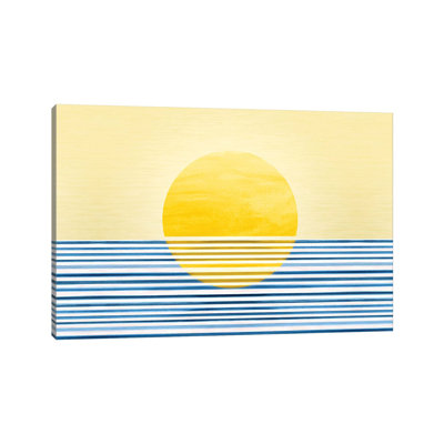 Sunset II-impression d’art graphique abstraite