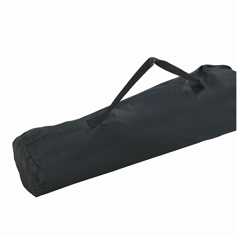 2 chaises de camping d'extérieur pliables / portatives, sac de transport, beige