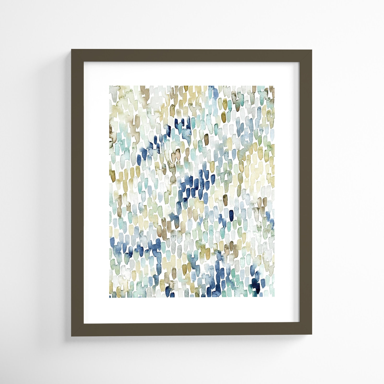 River Wavelets I by Grace Popp, 25" H x 21" W, Gray Framed Paper
