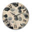 Horloge murale en bois surdimensionnée rétro-229975404