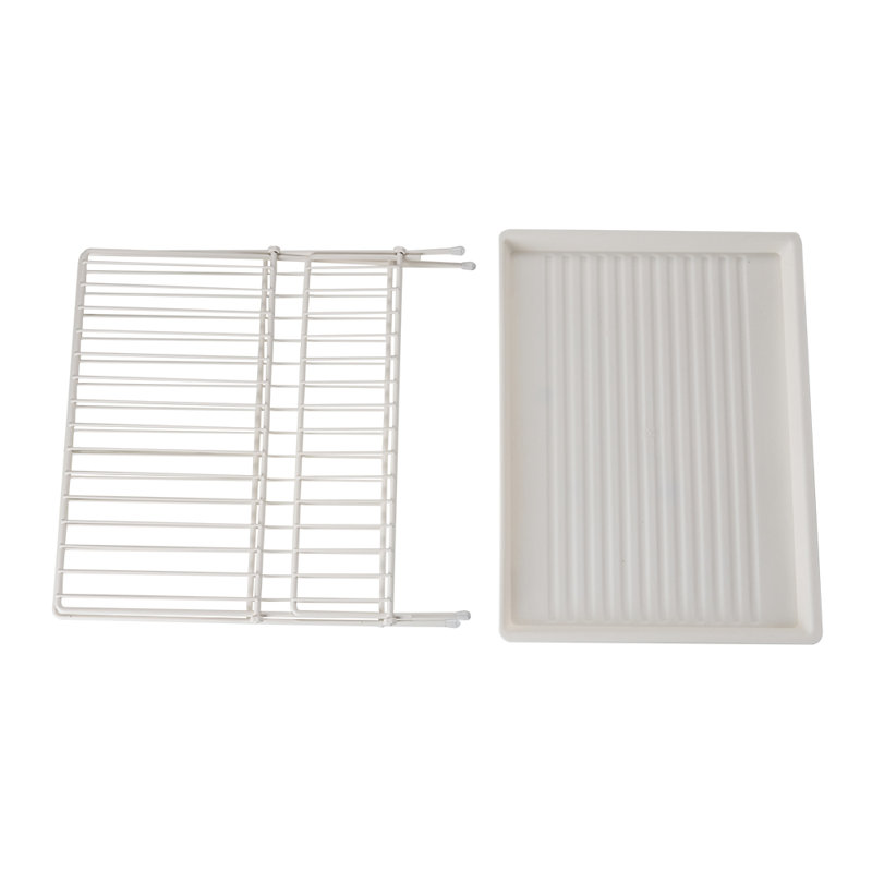 Adjustable Countertop Dish Rack, Satin Nickel
