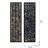 Rectangular Shaped Rice Paper Shadow BoDecor Wall Art, Transitional Style Wall Decor, Set Of 2