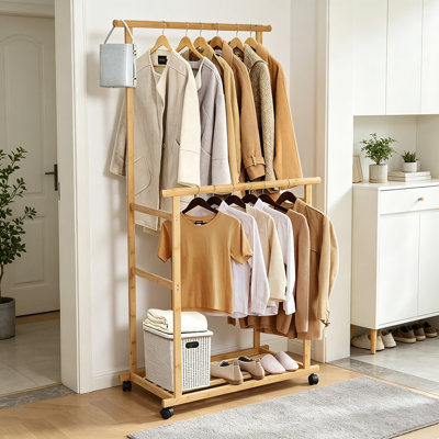 Breeza 31.5'' Rolling Clothes Rack