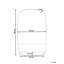 Rikiya Oval Mirror with Shelves