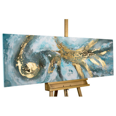 Hand -painted acrylic painting Enigma