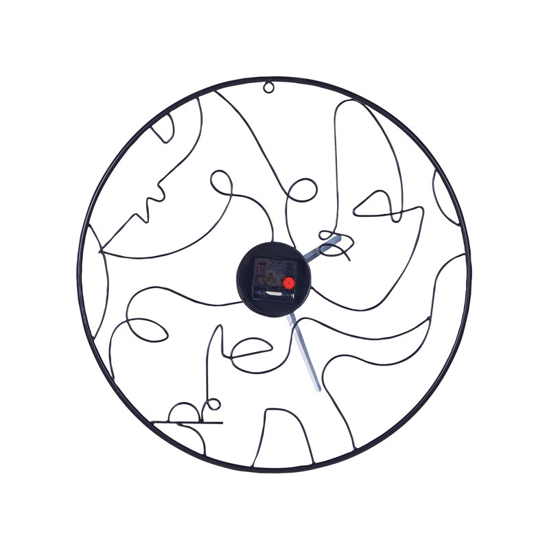 Nuru Iron Wall Clock