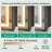 Kassady Recessed & Surface LED Lighted Bathroom Medicine Cabinet, 3-Color, 2 Outlets, Defog Mirror-23864941-31061368